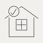 Stay home coronavirus prevention icon vector